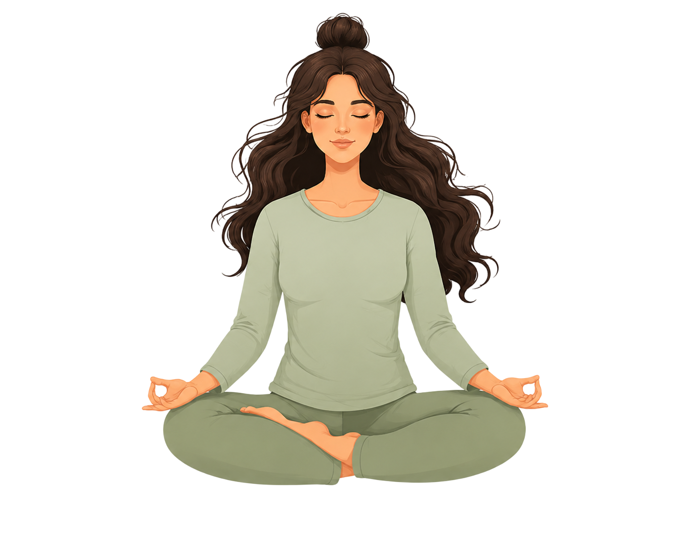 Meditating Woman